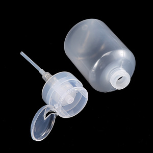 250ml Locking Pump Dispenser Bottle Empty UV Gel Polish Cleaner <b>Nail</b> Remover Makeup Container - Product Image 4
