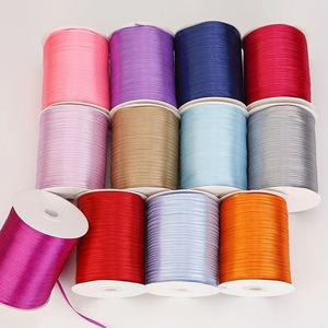 Pita Satin 0,3cm (1/8") 870 Yard (795 Meter) Gulungan Pita Poliester Dua Sisi untuk Pembungkus Kado Kerajinan Dekorasi Pernikahan - Product Image 2
