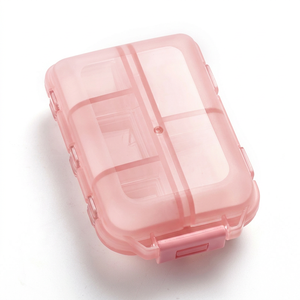 Wholesale Custom Logo Portable Travel Medicine Boxes Thick PP Weekly <b>Pill</b> Organizer 7 Day Storage Cases Sturdy <b>Container</b> - Product Image 2