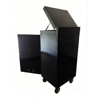 Boîte de rangement portable pour équipement équestre avec revêtement en poudre - Armoire à selle en acier OEM personnalisée pour chevaux