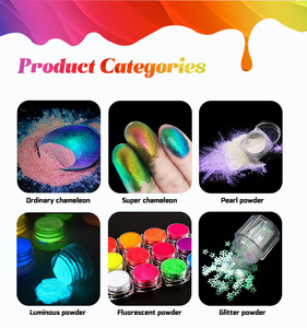 Polvo de mica camaleón Super Shift de 12 colores para pintura de automóviles, polvo de pigmento camaleón holográfico - Product Image 4