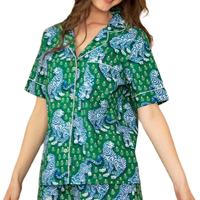 Pyjama Femme Léger à Manches Longues Style Européen et Américain, Imprimé Loisirs, Printemps-Été-Automne-Hiver, pour la Maison, ODM