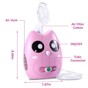 Utilisation à la maison de hibou de dessin animé de vente chaude avec le nébuliseur portatif de compresseur de masque pour l'adulte d'enfants - Product Image 6