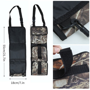 Car <b>Seat</b> Back Organizer Multi Pocket Storage Bag Oxford Cloth Vehicle Interior Accessories Travel <b>Hanging</b> Pouch Black - Product Image 5