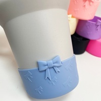 Nouvelles protections de base en silicone de 7,5 cm pour tasses et bouteilles – Accessoires de sécurité pour la consommation en gros