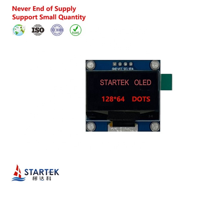 128x64 12864 Monochrome LCD Display 1.3 Inch OLED LCD Display SPI I2C Interface White Monochrome LCD Display