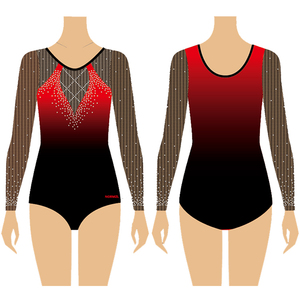 Usine Prix Nouveau Design à <span class=keywords><strong>manches</strong></span> <span class=keywords><strong>longues</strong></span> enfants rythmique concurrence <span class=keywords><strong>justaucorps</strong></span> de gymnastique pour filles - Product Image 4