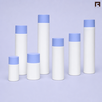 Bouteille cosmétique HDPE avec logo personnalisé, impression à l'écran, 100/150/200/250/300 ml, sérum pour la peau, shampoing, lotion pour le visage, emballage PCR, privé