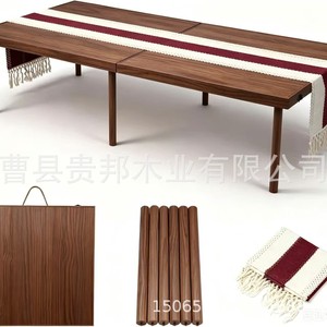 Wooden Outdoor Folding <b>Table</b> Rectangular Walnut Minimalist Design <b>Foldable</b> <b>Camping</b> Picnic Beach <b>Table</b> - Product Image 3