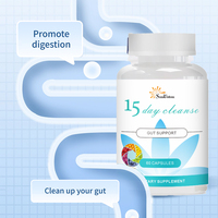 Capsules de nettoyage à base de plantes de 15 jours Nettoyage du côlon et intestinal Soutien à la détoxification et au soutien immunitaire