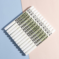 Stylo marqueur acrylique à encre permanente pour artiste, surligneur blanc extra 1mm, doublure étanche