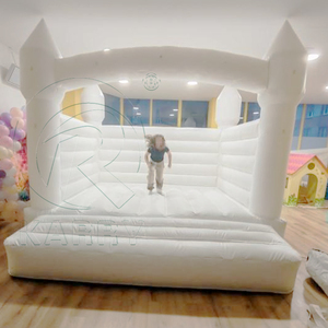 Château gonflable commercial blanc pur pour enfants et tout-petits, idéal pour <span class=keywords><strong>jardin</strong></span>, mariage ou fête - Product Image 2