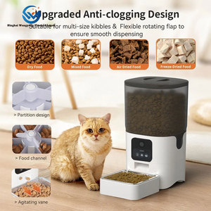 Alimentador de mascotas inteligente ecológico directo de fábrica, cuenco de plástico de acero inoxidable con capacidad cuantitativa de 5L - Product Image 5