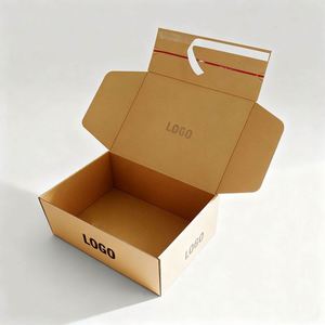 Customized Eco-Friendly Cardboard Box with Sponge Lining Tear to Open Tear-Off Strip Zipper Mailer Packaging for <b>Socks</b> and <b>Fur</b> - Product Image 1