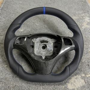 Volante de Cuero y Fibra de Carbono para BMW E70 E71 E72 316i 320i 328i F30 F20 F21 F22 F30 F31 F32 F33 F34 X3 X4, Accesorios para Auto - Product Image 5