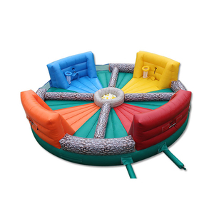 โรงงานที่กำหนดเองกีฬาเกมแบบโต้ตอบพองหิวบันจี้จัมวิ่งฮิปโปเพื่อขาย - Product Image 2