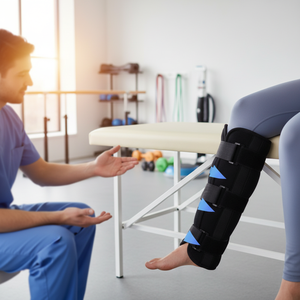 Férula de Fijación para Pierna Baja con Placas de Aluminio para Soporte y Protección Postoperatoria Después de Cirugía de Fractura - Product Image 3