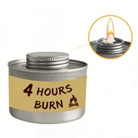 Prix direct usine – Chauffe-plats de buffet DEG 4 heures, logo personnalisé, brûleur à mèche, combustible pour chauffe-plats de buffet
