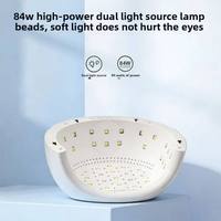 Lampe à ongles électrique UV LED 84W U1 intelligente pour salons de manucure, avec prise US, pour commande en gros