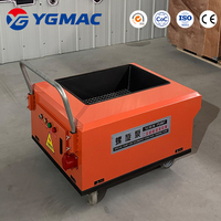 Pompe à béton électrique compacte et mini, pour projets de transfert de mortier de pierre fine, usage extérieur/intérieur, 220 V/380 V, couleur optionnelle
