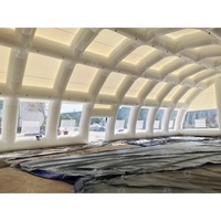 Tente dôme grande taille personnalisée couverture de piscine gonflable à bulles transparentes dôme pour l'hiver