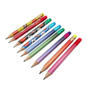 Mini crayons à papier à thème sportif pour enfants, design golf, basketball, football, baseball, pour écrire et dessiner - Product Image 2
