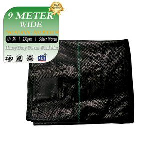 Toile paysagère tissée anti-mauvaises herbes Chaq 4oz en PP, couverture de sol robuste, barrière anti-mauvaises herbes pour l'aménagement paysager industriel <span class=keywords><strong>et</strong></span> les projets agricoles - Product Image 1