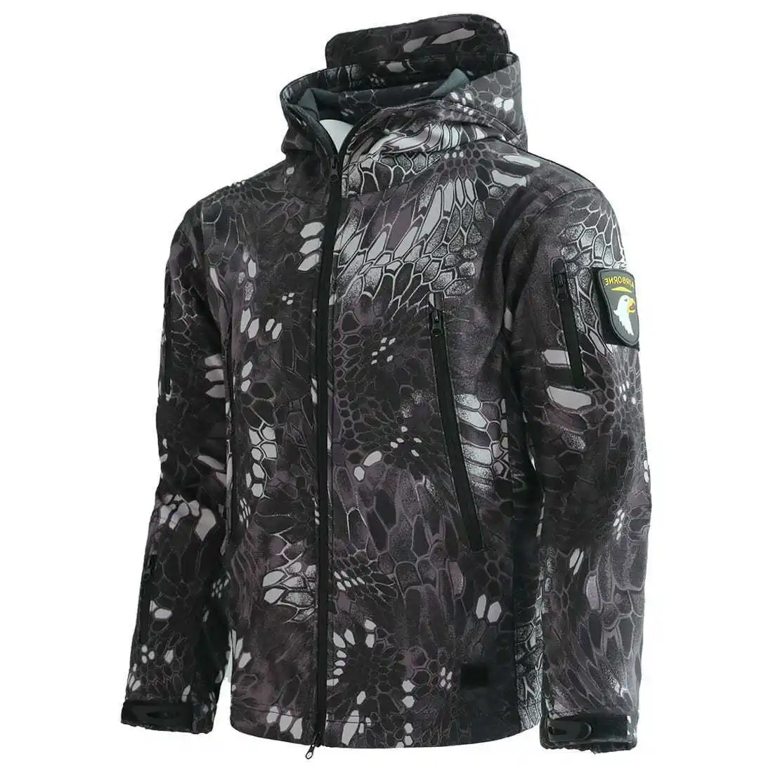 Veste de chasse, camouflage tactique imperméable, de haute qualité, couleur orange, vente en gros