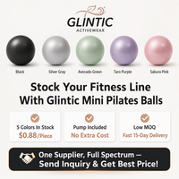 Ballon de yoga mini en PVC épaissi anti-éclatement 25 cm, ballon d'équilibre Pilates, entraîneur de fitness anti-explosion avec pompe, logo personnalisé