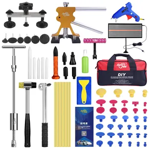 Kit d'outils Super PDR pour débosselage de la carrosserie, réparation de bosses sans peinture avec marteau coulissant 2 en 1, sans peinture, marteau coulissant, le débosselage de la carrosserie de la voiture