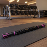 Bâton de massage de yoga en PP pour la relaxation musculaire, l'exercice physique, les points d'acupression des épaules et du cou, et le massage des fascias