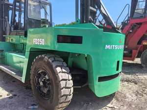Mitsubishi FD250 25TON chariot élévateur d'occasion 93% nouvelle vente chaude avec 30TON 20TON 15TON Stocks bonne condition de travail basses heures - Product Image 3