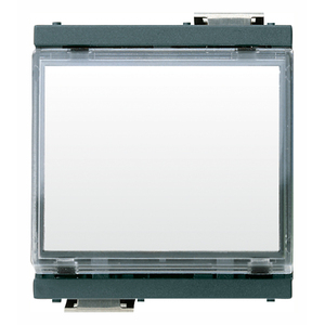 Push <b>Button</b> Switch 1P <b>NO</b> 10A 12-24V Grey License Plate Mount - Product Image 1