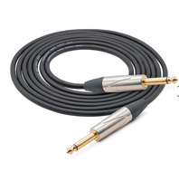 Hochwertiges Mono-Klinkenstecker-auf-Mono-Klinkenstecker-Kabel mit geringem Rauschen für Instrumente und Gitarren