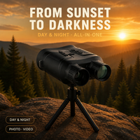 Monoculaire de vision nocturne Premium Mini80 4K avec capteur 0,005 Lux et portée dans l'obscurité totale de 400 m pour les sports et aventures en plein air