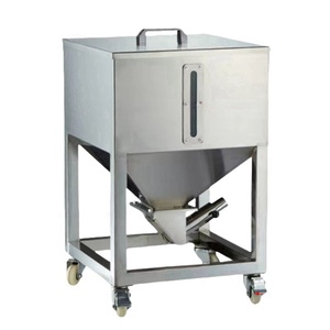 Baril et réservoir de stockage amovibles en acier inoxydable pour granulés plastiques et matières premières des machines auxiliaires de moulage par injection - Product Image 5