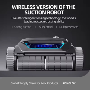Robot Inteligente Inalámbrico de Succión de Suciedad <span class=keywords><strong>para</strong></span> Limpieza Automática de Piscinas y Estanques de Peces, Herramientas y Accesorios de Limpieza - Product Image 2