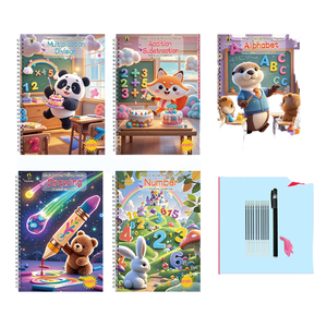 Nuevo inglés groove Book Pen Control Training Drawing Book Stick Figure Children's Enlightenment Pictures - Product Image 2