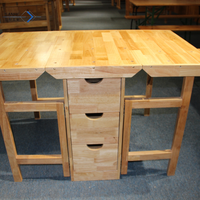 Établi de Garage en bois pliable établi établi en bois massif pour Table de menuiserie d'enseignement pour enfants fait à la main bricolage pliable