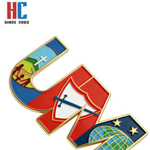 20 Anni di Esperienza nella Produzione di Uniformi Moderne in Metallo Smaltato Placcato Oro per il Club dei Pathfinder del Nord-Est - Product Image 3