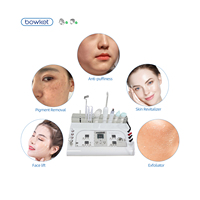 Appareil de beauté facial 8 en 1, haute fréquence, galvanique, équipement de soin de la peau pour les soins du visage, utilisation en salon, Bowket