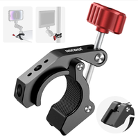 Pince super robuste NEEWER ST81 avec griffe porte-accessoire, trous filetés 1/4 et 3/8 pouces pour moniteur, microphone, éclairage LED et accessoires d'appareil photo
