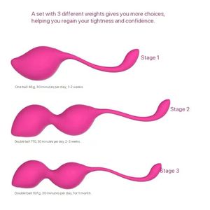 Balles <span class=keywords><strong>de</strong></span> Kegel vibrantes pour femmes Y Love pour les exercices <span class=keywords><strong>de</strong></span> Kegel - Product Image 6