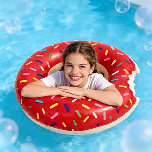 Flotador Inflable de PVC en Forma de Donut para Piscina, para Adultos y Niños, Tumbona Acuática y Decoración para Fiestas - Product Image 6