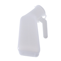 Bouteille d'urinoir unisexe de 1000ml jetable/réutilisable avec poignée Type de désinfection EOS pour les voyages, le camping et les hôpitaux.