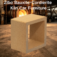 Brique de support pour four céramique Tynason Premium en Cordierite de Bauxite, excellente résistance aux chocs thermiques