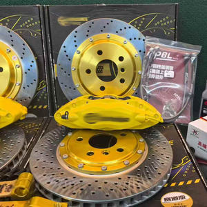 Vente flash : Modification pour étriers <span class=keywords><strong>Brembo</strong></span> 4 pistons avant en alliage d'aluminium forgé, disques en acier perforés pour BMW F56 - Product Image 2