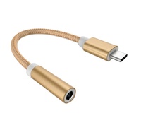 Adapter ponsel Android Aux USB C ke Audio, Adapter USB C ke Audio