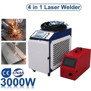 Nueva Máquina de Soldadura Láser Industrial de 3000W, 4 en 1, Refrigerada por Agua, para Corte y Limpieza de Metales, de Grado Industrial - Product Image 1