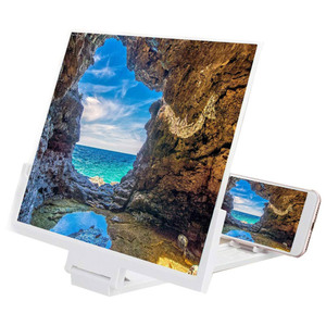 F3 14 Pollici Schermo Del Telefono <span class=keywords><strong>Cellulare</strong></span> Amplificatore HD 3D Protezione Degli Occhi Film Schermo Video <span class=keywords><strong>Ingranditore</strong></span> Lente di Ingrandimento Con in Bianco E Nero - Product Image 4